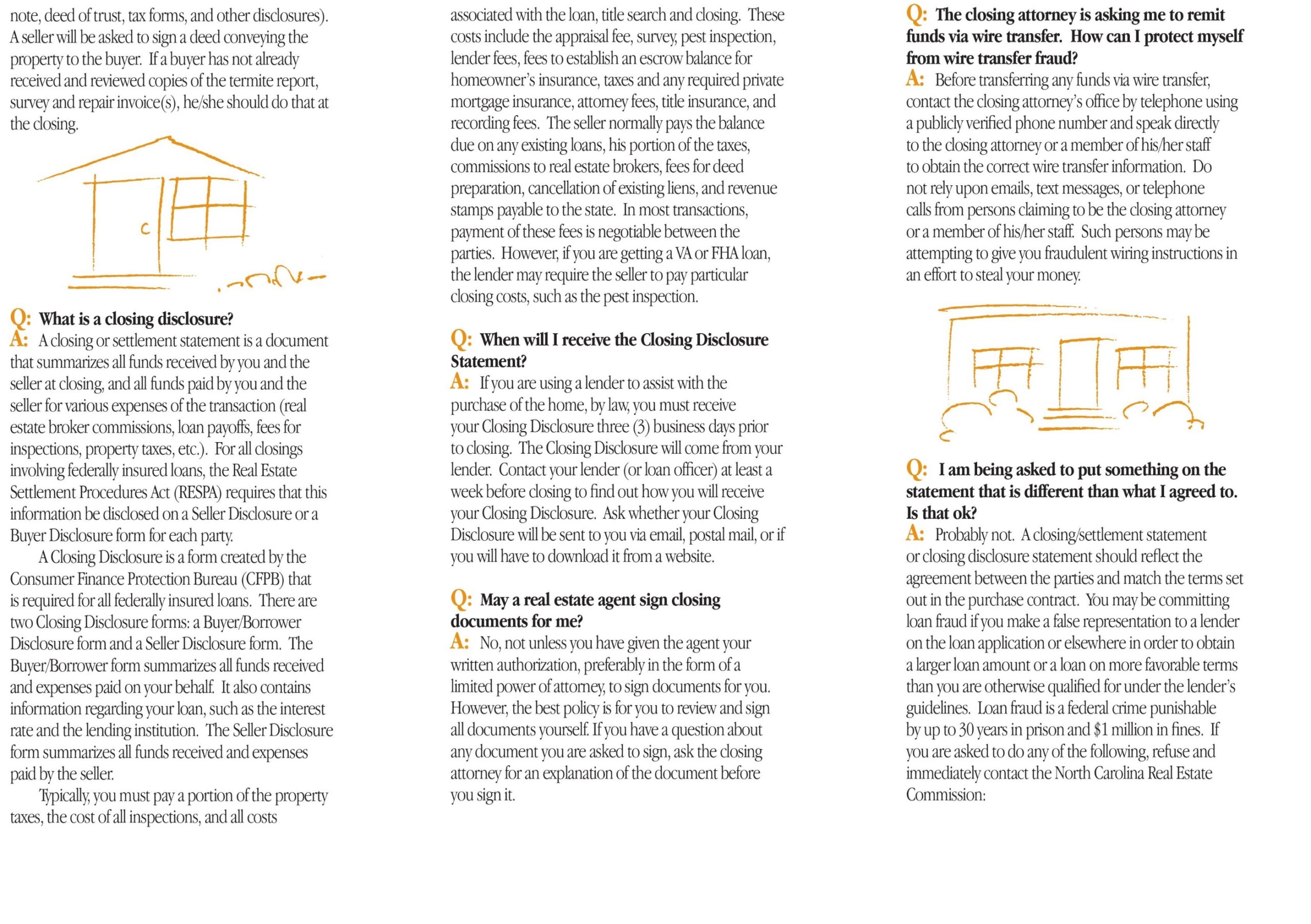 Real estate closings