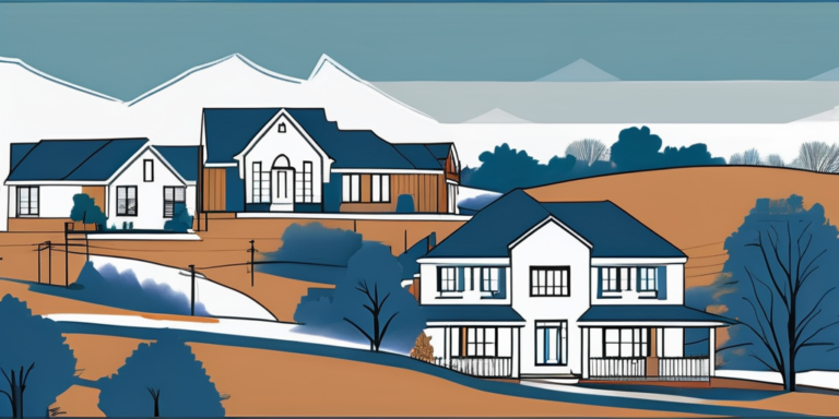 A picturesque landscape featuring various types of residential properties in mooresville